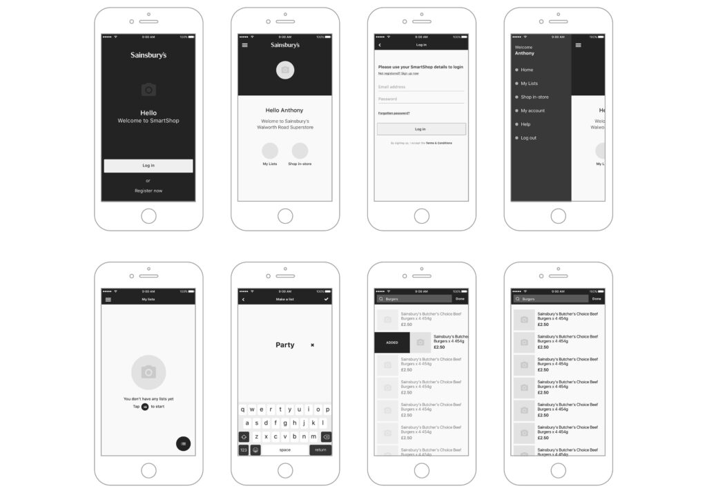 Sainsburys App Ahmadesign