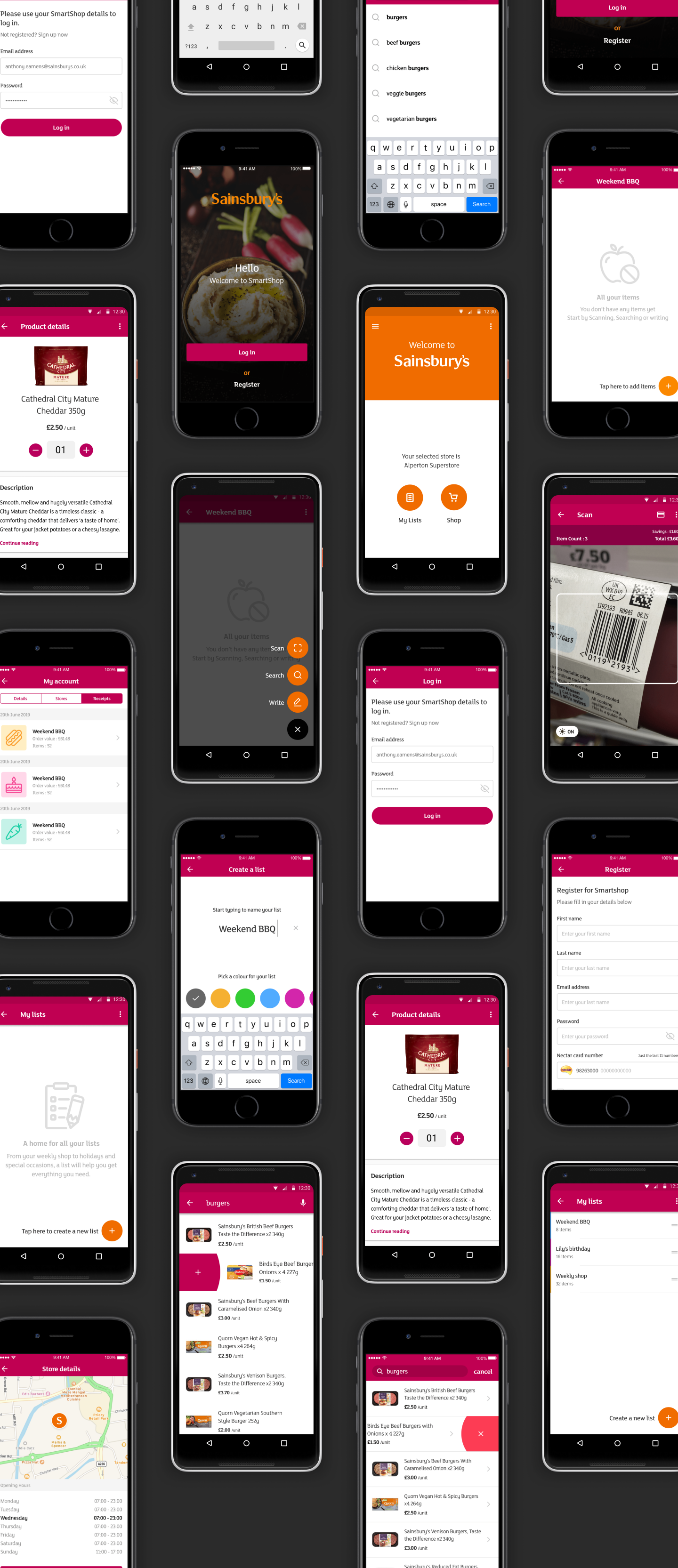 Sainsburys App Ahmadesign